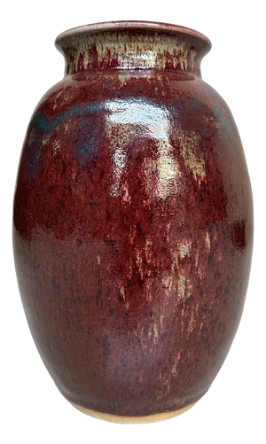 Vintage Japanese Ceramic Ikebana Vase by Noma Gazan, 1970s
