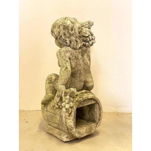 Vintage Concrete Garden Figurine, 1970s For Sale - Image 6 of 8