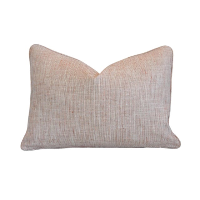 Italian Designer Mariano Fortuny Jupon Bouquet Feather/Down Pillow 25" X 18" For Sale In Los Angeles - Image 6 of 7