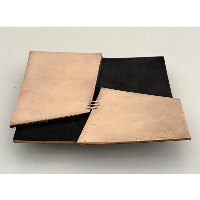 Mid-Century Modern Vintage Bronze Centerpiece by Esa Fedrigolli, Italy, 1970s For Sale - Image 3 of 13