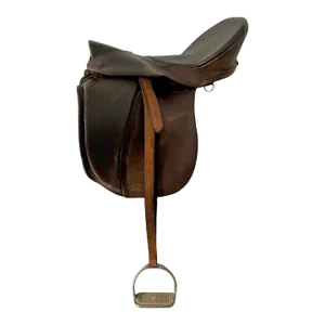 Leather English Riding Saddle