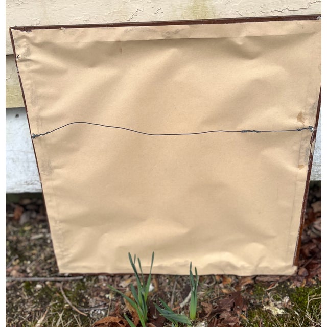 Boho Chic Bamboo Wall MIrror Boho Chic Woven Faux Bamboo Wood For Sale - Image 3 of 4