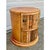 A Trompe l'Oeil Library Table | Embossed Faux Books Round Drinks Table For Sale In South Bend - Image 6 of 13