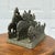 Vintage Cast Iron Double Slot Letter Holder. Safari style featuring African Animals: Elephants, Giraffes, Zebras and Lion....