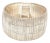 Vintage Sterling Silver Basket Weave Cuff Bracelet, 1970's For Sale