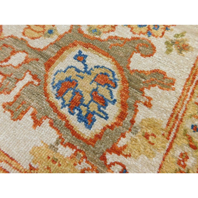 Textile Vintage Ziegler Style Handmade Rug. 8'2"x 10'3" For Sale - Image 7 of 17