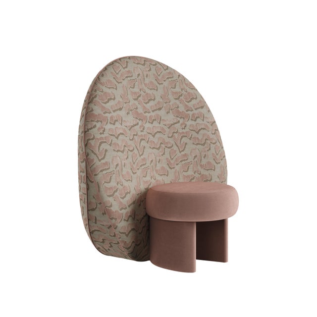 Solène Lounge Chair in Velvet from Ottiu For Sale - Image 13 of 18