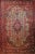 Early 20th Century Early 20th Century Persian Kashan Rug, Handwoven Floral Pattern, Turquoise & Red, 6’ X 9’ For Sale - Image 5 of 12