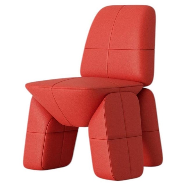 Wood Max Chair in Kvadrat Hero 2 Fabric by Julien Lestrille For Sale - Image 7 of 7