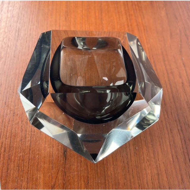 Vintage Italian Sommerso Murano Glass Bowl, 1970s For Sale - Image 13 of 18