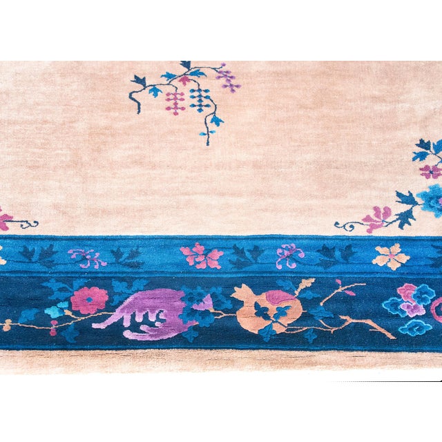 Textile Early 20th Century Chinese Art Deco Rug For Sale - Image 7 of 13