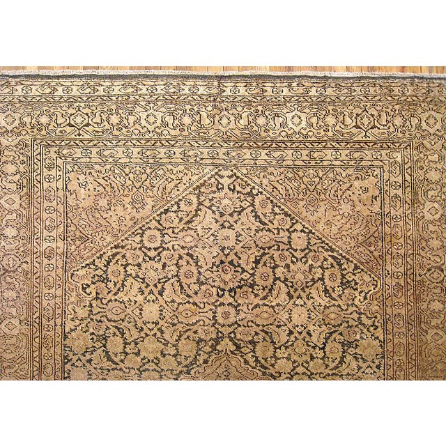 1920 Antique Persian Malayer Oriental Rug, in Room Size, W/ Herati Design For Sale - Image 4 of 5