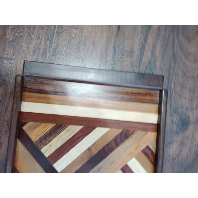 Art Deco Parquetry Serving Tray by Shoemaker For Sale - Image 3 of 8