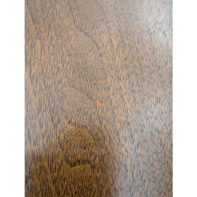 Wood Tomlinson Pedestal Table "Pavane" Collection Rustic Classical Style Biedermeier For Sale - Image 7 of 12