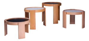 Model 780/783 Coffee Tables by Gianfranco Frattini for Cassina, Set of 4