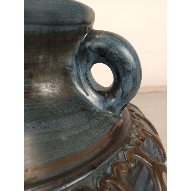 Vintage Ceramic Vase from Jean De Lespinasse, 1950s For Sale - Image 11 of 13