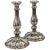 Silver 13 Lot Austrian Candlesticks by Master J.Wiederspoeck, Vienna, 1855, Set of 2 For Sale - Image 6 of 6