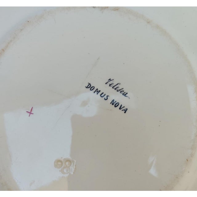 Vintage Ceramic Plates by Gio Ponti for Richard Ginori, 1940s, Set of 2 For Sale - Image 9 of 10