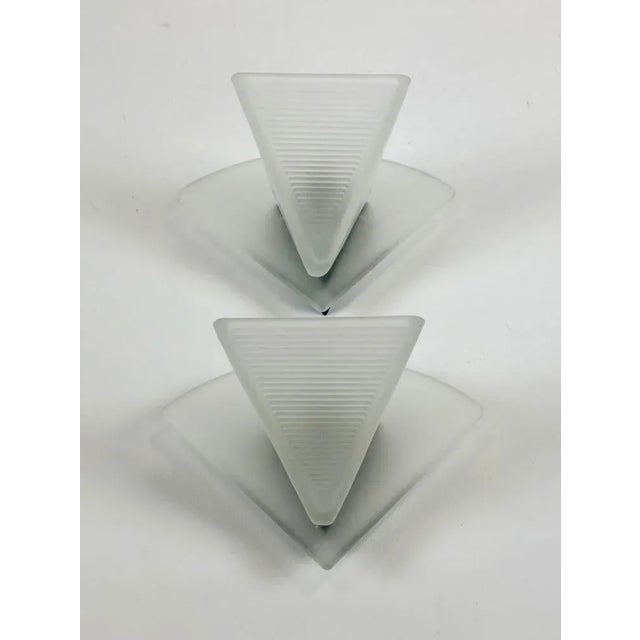 Italian Murano Glass Wall Lamps Alox, 1980s, Set of 2 For Sale - Image 7 of 12