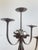 Gold Sculptural Metal 5-Arm Candelabra by Attila Demcsik, Hungary, 1980 For Sale - Image 8 of 11