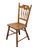 TELL CITY FURNITURE Solid Hard Rock Maple Colonial Early American Spindle Back Dining Side Chair 37" High 19.25" Wide...