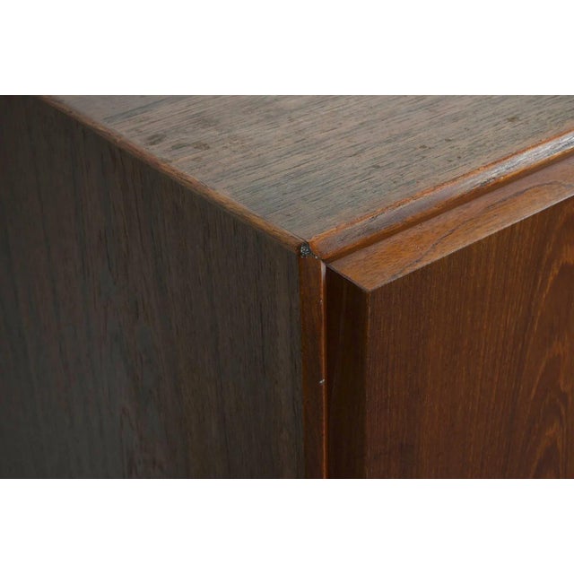 1960s Vejle Stole Møbelfabrik Danish Teak Highboard For Sale - Image 10 of 13