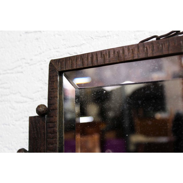 Art Deco Mirror, 1930s For Sale - Image 10 of 12