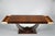 Wood Art Deco Rectangular Dining Table in Macassard Ebony Veneer, 1940s For Sale - Image 7 of 14