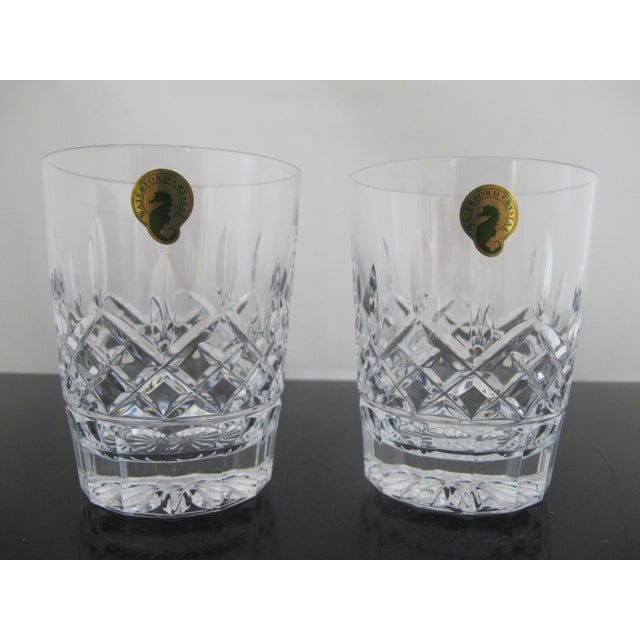 Lovely Waterford Crystal Lismore set of 2 Double Old Fashioned whiskey tumblers. Unused and in excellent condition, no...