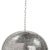 2010s Regina Andrew Pierced Metal Sphere Pendant in Polished Nickel For Sale - Image 5 of 5