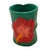 Mid 20th Century Hawaiian Hand Carved Napkins Rings W/ Hand Painted Floral, Set of 6 For Sale In Los Angeles - Image 6 of 12