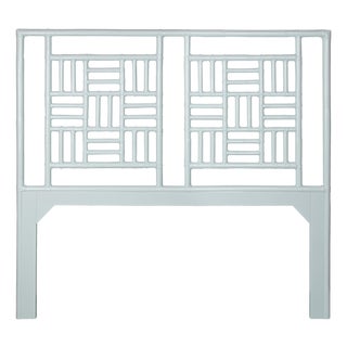 Finn Headboard Queen - Light Blue For Sale