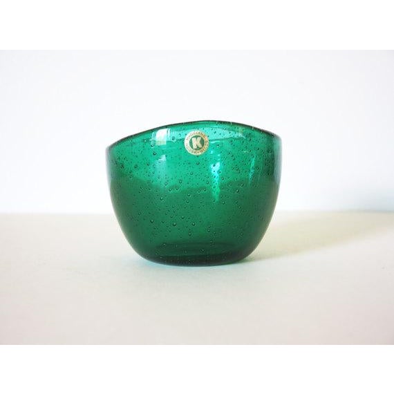 Arne Jon Jutrem for Hadeland Glassverk Greenland Series Bowl and Underplate For Sale - Image 5 of 6