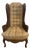Vintage MCM Lewittes Cane Wingback For Sale