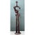 Standing at an impressive 45 inches tall, this mid-20th-century modernist sculpture features a dynamic geometric...