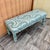 2000 - 2009 Early 21st Century Fully Upholstered Postmodern Bench With Cushions in the Parson Style. For Sale - Image 5 of 14