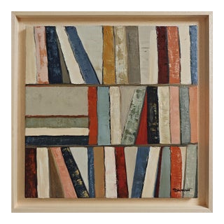 Affinités Littéraires, Contemporary Oil Painting, Framed by Sophie Dumont For Sale