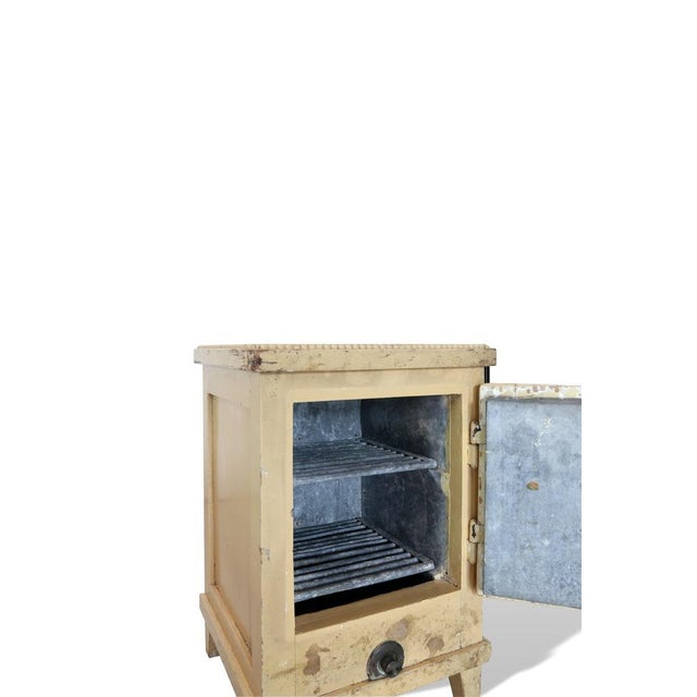 Wood Wooden Icebox in Fir For Sale - Image 7 of 8