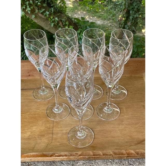 Vintage Mikasa Olympus Wine Glasses Set of 8 Chairish