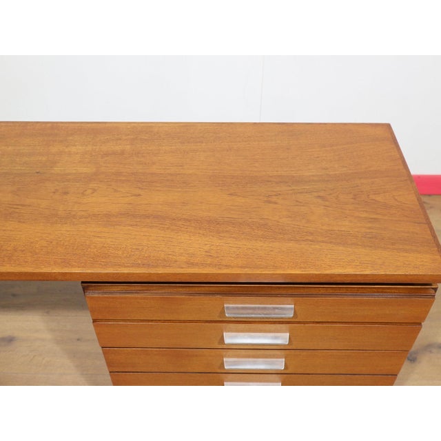 Mid 20th Century Mid Century Modern Vintage Teak Desk Vanity by White and Newton Danish Style For Sale - Image 5 of 17
