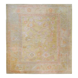 Early 20th Century Turkish Oushak Rug