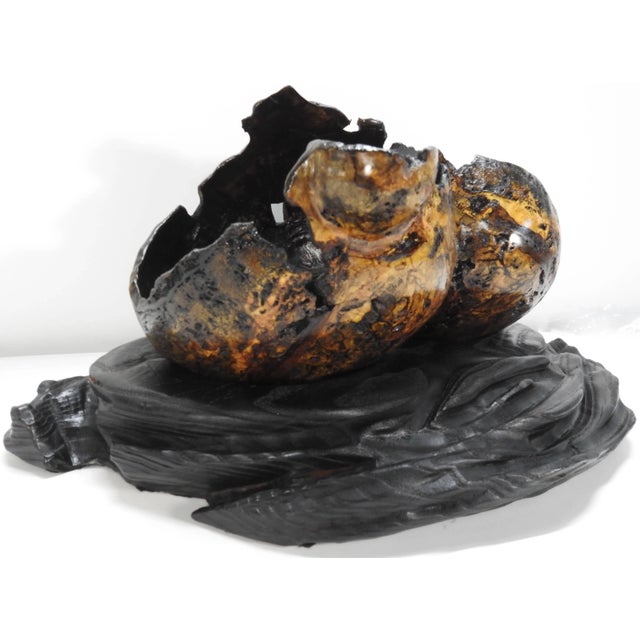 Brad Sells Aloha Series No. 38 Mango Burl Bowl on Stand For Sale - Image 4 of 11