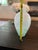 2000 - 2009 Contemporary Heavy Large Glass Vase Milk White and Green For Sale - Image 5 of 7