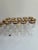 Set of 15 vintage LENOX wine glasses featuring an "Autumn" design with a gold band encrusted on the Crystal. Each wine...