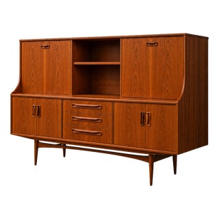 Vintage Fresco Teak High Sideboard from G-Plan, 1970s For Sale