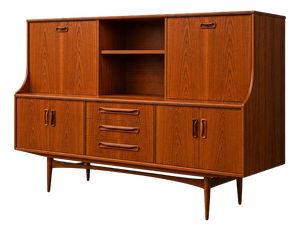 Vintage Fresco Teak High Sideboard from G-Plan, 1970s