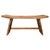 Andrianna Shamaris Minimalist Teak Wood Bench For Sale - Image 15 of 18