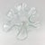 Late 20th Century Vintage Muurla Finland Ruffled Folded Handkerchief Vase Clear Blown Art Glass For Sale - Image 5 of 10