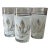Vintage Hollywood Regency Frosted Glass "Golden Wheat" Highball Cocktail Glasses- Set of 6 For Sale
