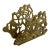 Vintage Art Nouveau Style Cast Brass Letter Holder For Sale